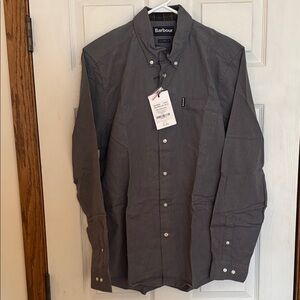 Barbour Men's Dark Gray Shirt Jacket